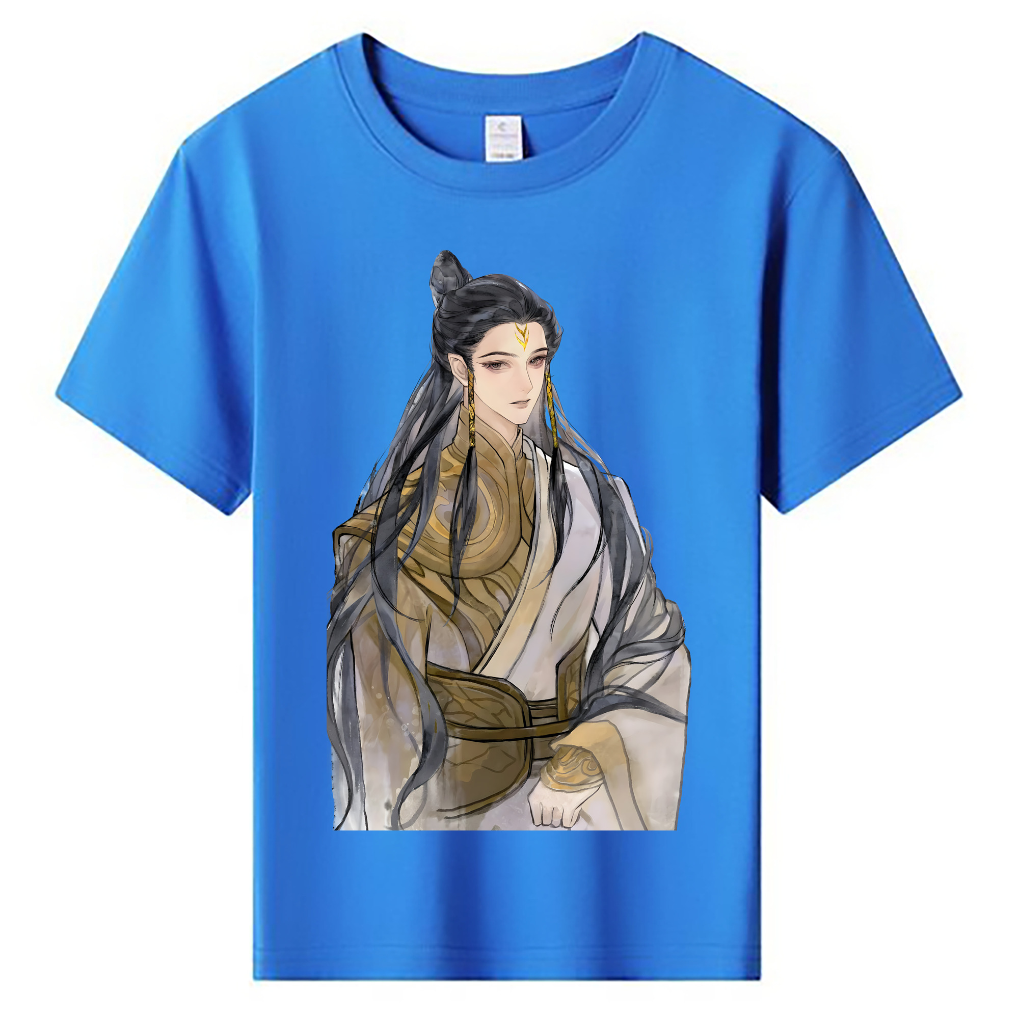 （画像用） Ne Zha 2 ナタ 魔童の大暴れ 綿100％キッズTシャツ（フロントプリント）